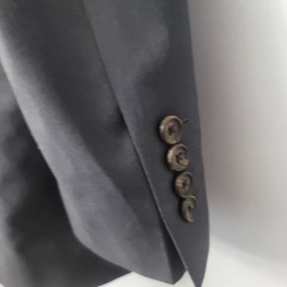 Ralph Ralph Lauren Slim-Fit Suit Set Solid Flat Front Pants Wool Suit - Picture 5 of 11